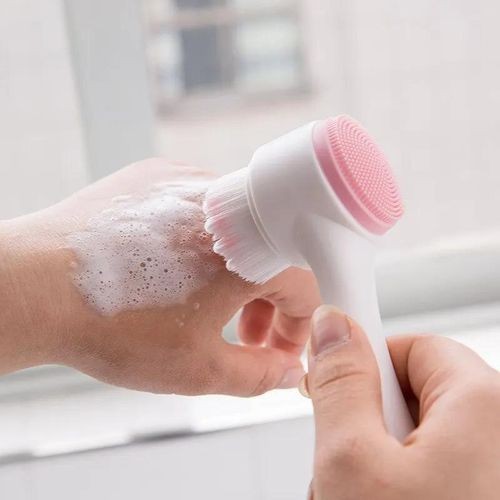 3D Double Side Face Washing Brush